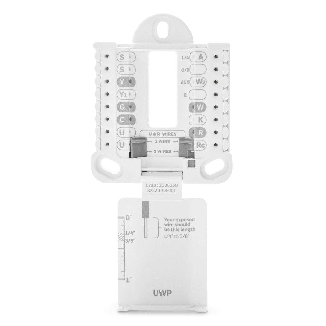 Resideo T4 Pro TH4110U2005/U Programmable Thermostat, 7 Day, 5-1-1 Day, 5-2 Day Or Non-Programmable Programmability, 1 H / 1 C (Conventional Or Heat Pump Without Aux Heat), Auto, Manual, Wall Mount (UWP Mount), Wired / Lead Wires, 20-30 VAC, Dual Powered